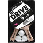 BUTTERFLY TABLE TENNIS DRIVE SET סט 2 מחבטים ו- 3 כדורים טנ"ש בטרפליי (דגם 1)