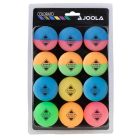 סט 12 כדורי טנ"ש צבעוניים - Joola Ballset Colorato (דגם 1)