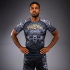ראשגארד קצר Venum Wolf Atak Short Sleeve Rashguard - Black/Grey