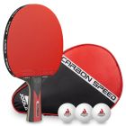 מחבט טניס שולחן Joola Carbon Speed עם תיק ו-3 כדורים