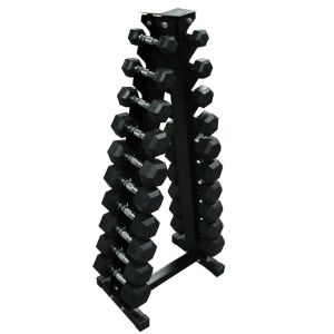 מעמד משולש למשקולות יד (10 זוגות) Triangle dumbbell stand