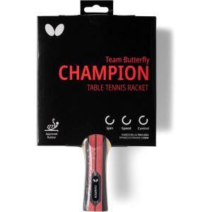 מחבט פינג פונג בטרפלי Team Butterfly Champion (דגם 1)