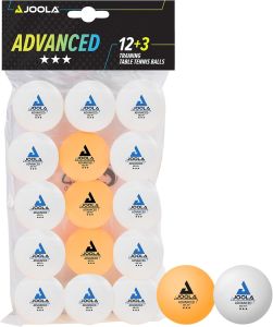 15 כדורי טנ״ש 3 כוכבים - JOOLA Training Advanced 3 Star Table Tennis Balls 40+ (דגם 1)