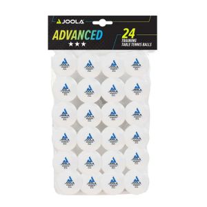 24 כדורי טנ״ש 3 כוכבים - JOOLA Training Advanced 3 Star Table Tennis Balls 40+ (דגם 1)