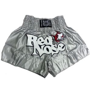 מכנסי איגרוף תאילנדי (מגוון מידות) White Tiger Bulldog Gray