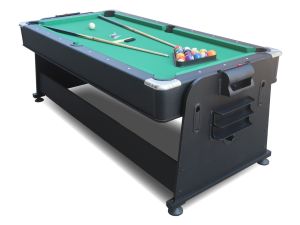 שולחן הוקי ביליארד 6 פיט 4 ב 1 משטח מתכת