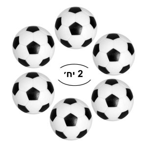 תוספת 2 כדורים איכותיים לשולחן משחק כדורגל