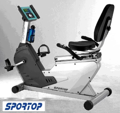 אופני משענת מקצועיים Sportop 990 לאימון אזור 2 בישיבה נתמכת